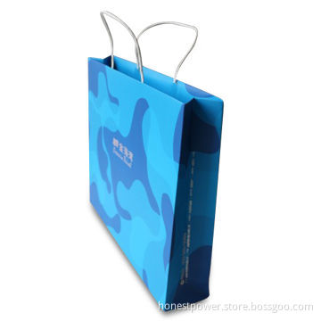 Promotional Paper Shopping Bag with Twist Paper Rope, Customized Sizes are Accepted